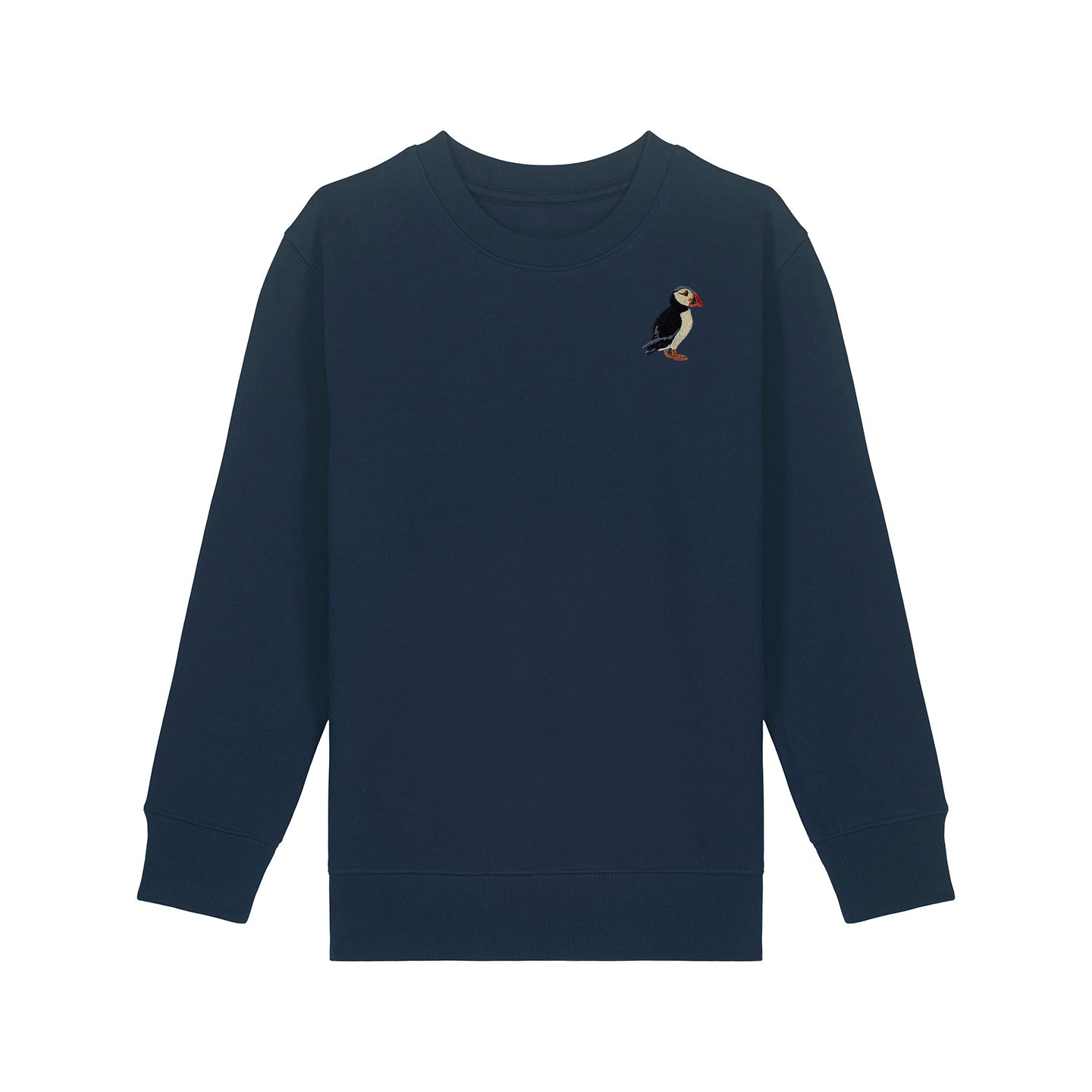 Puffin Embroidered Kids Jumper