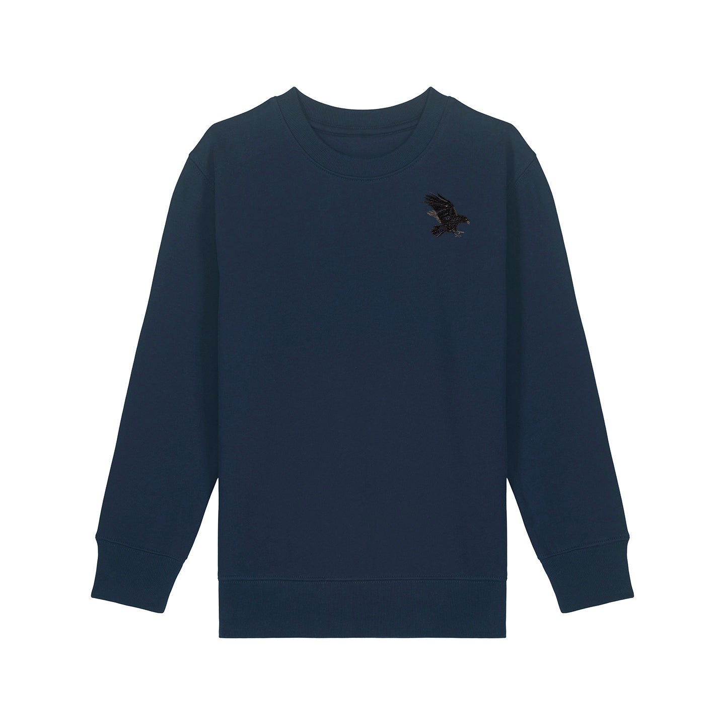 Raven Embroidered Kids Jumper