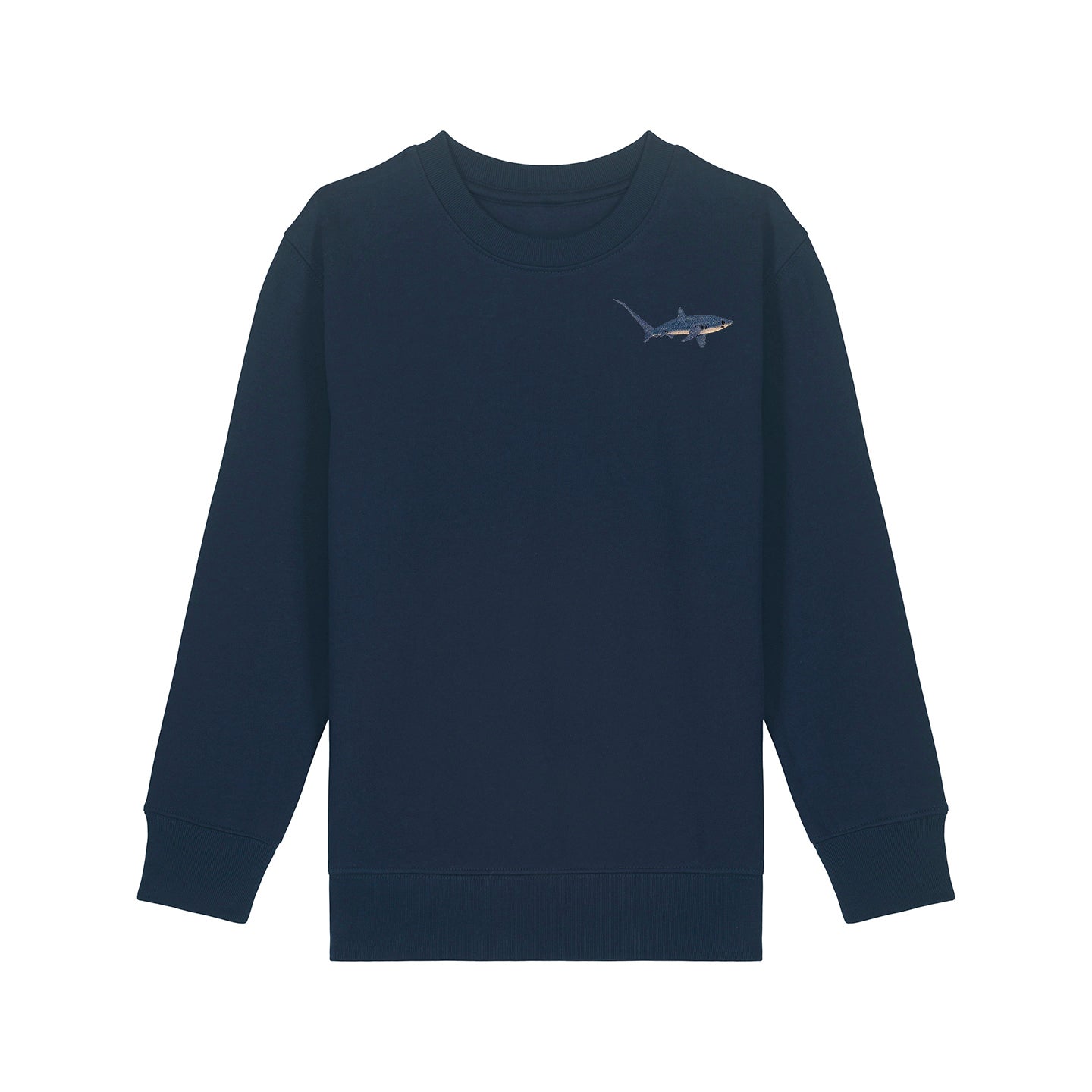 Thresher Shark Embroidered Kids Jumper