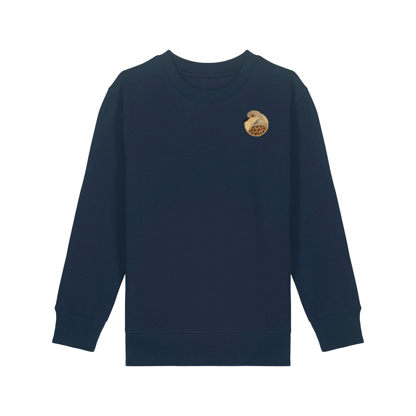 Turtledove Portrait Embroidered Kids Jumper