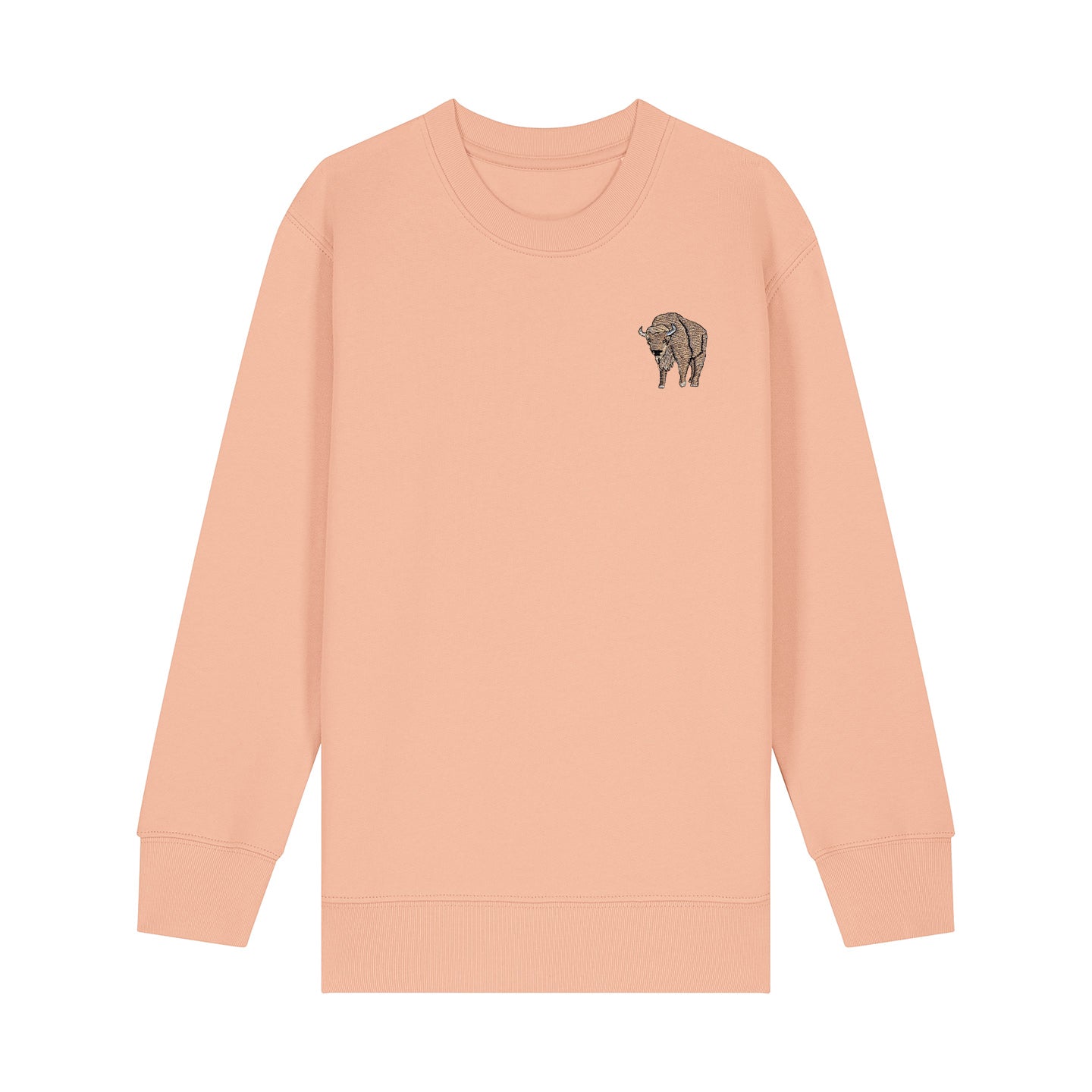 Bison Embroidered Kids Jumper