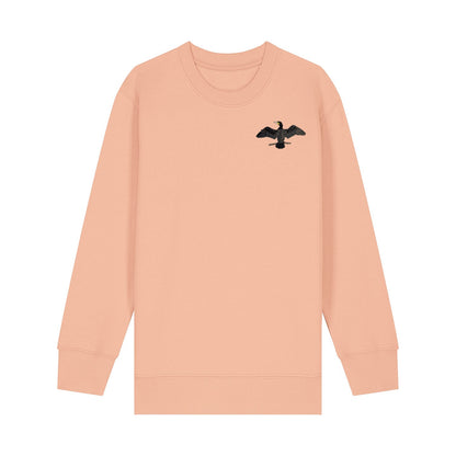 Cormorant Embroidered Kids Jumper
