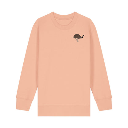 Emu Embroidered Kids Jumper