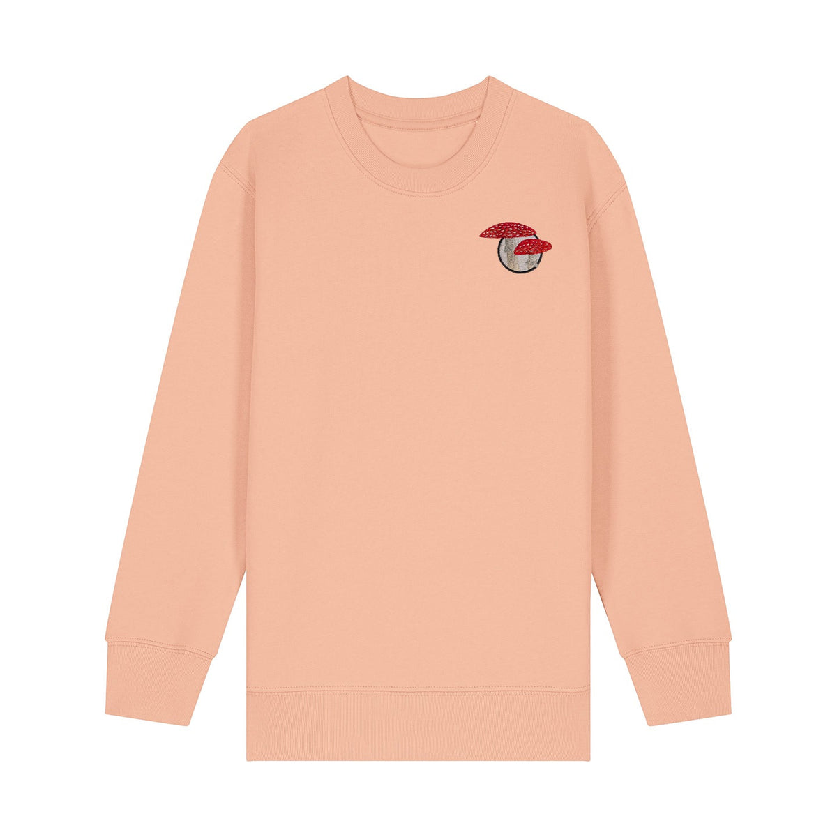 Fly Agaric Mushroom Embroidered Kids Jumper