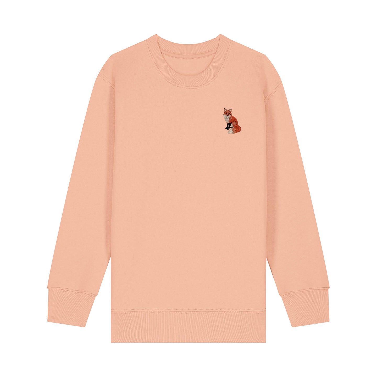 Fox Embroidered Kids Jumper