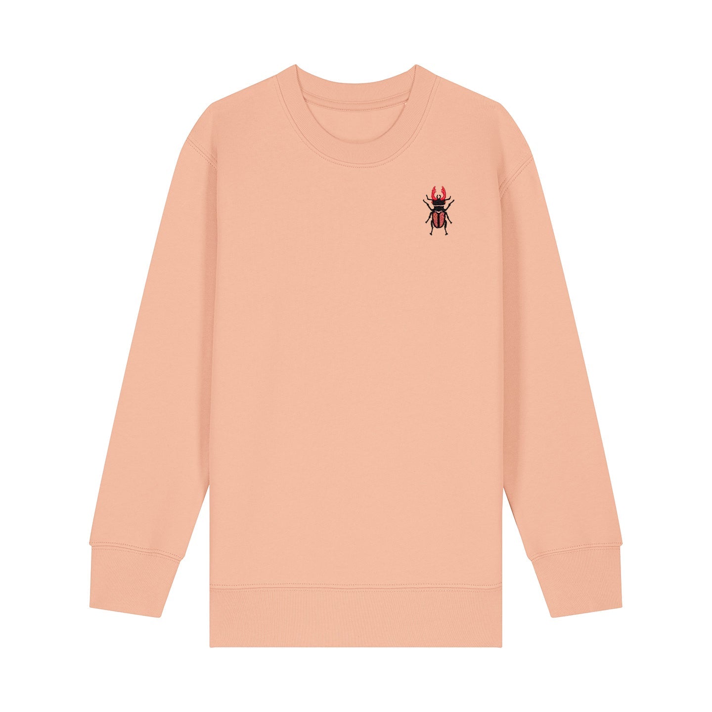 Stag Beetle Embroidered Kids Jumper