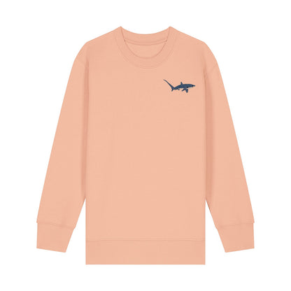 Thresher Shark Embroidered Kids Jumper