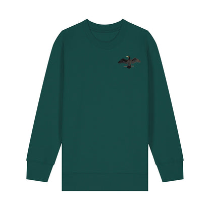 Cormorant Embroidered Kids Jumper