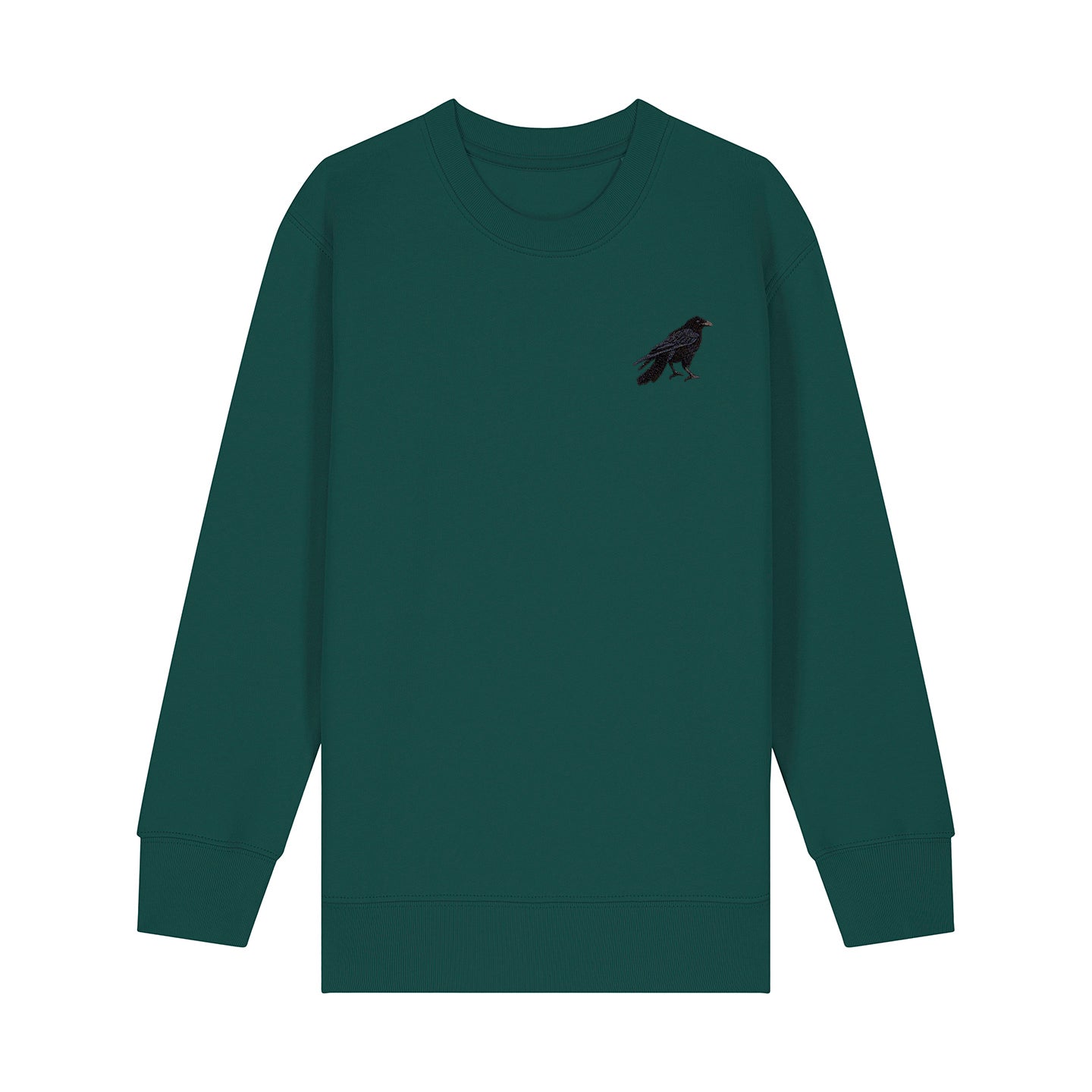 Crow Embroidered Kids Jumper