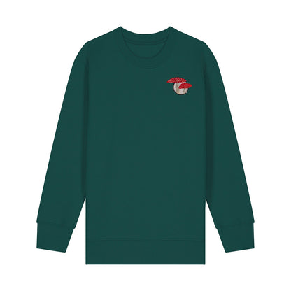 Fly Agaric Mushroom Embroidered Kids Jumper