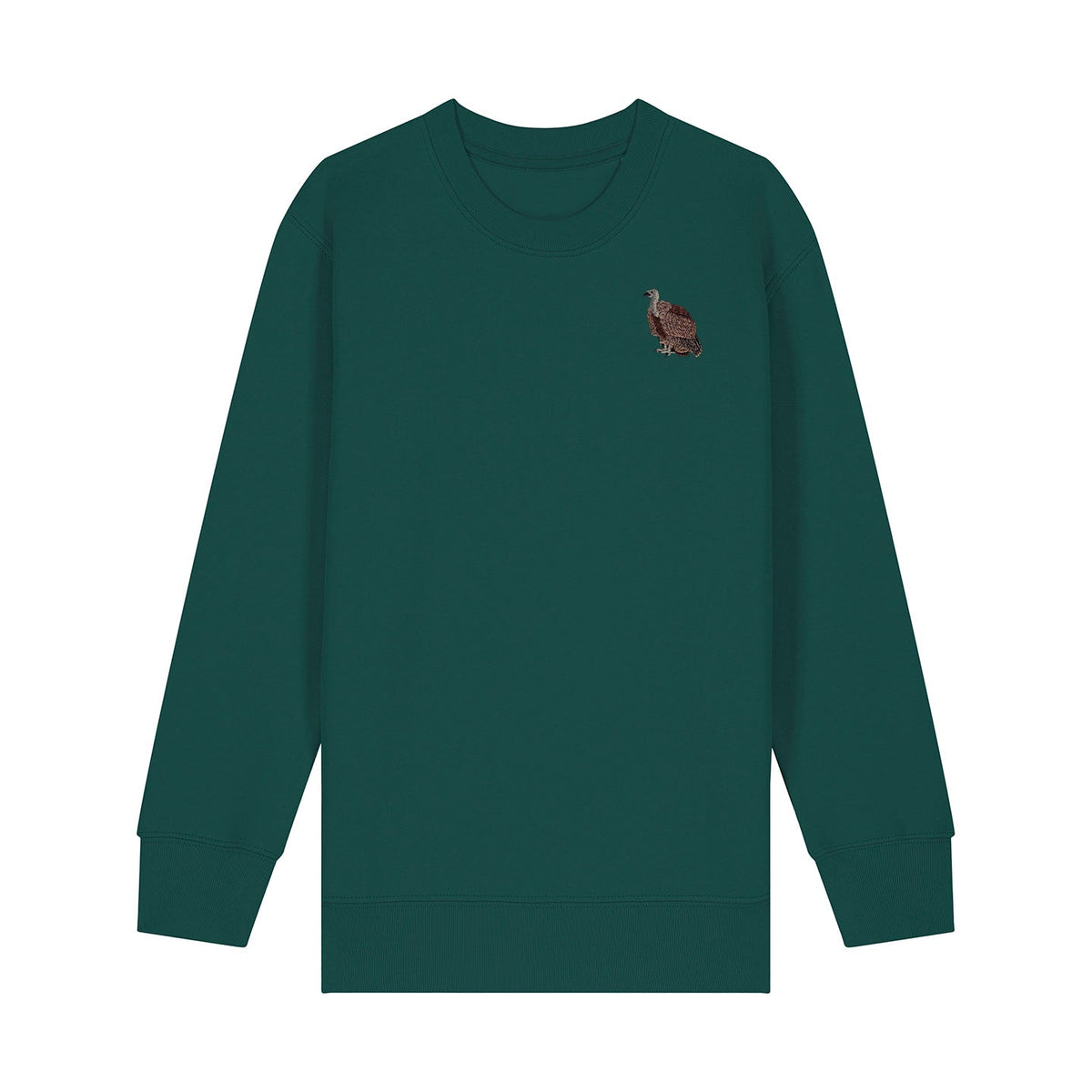 Griffon Vulture Embroidered Kids Jumper