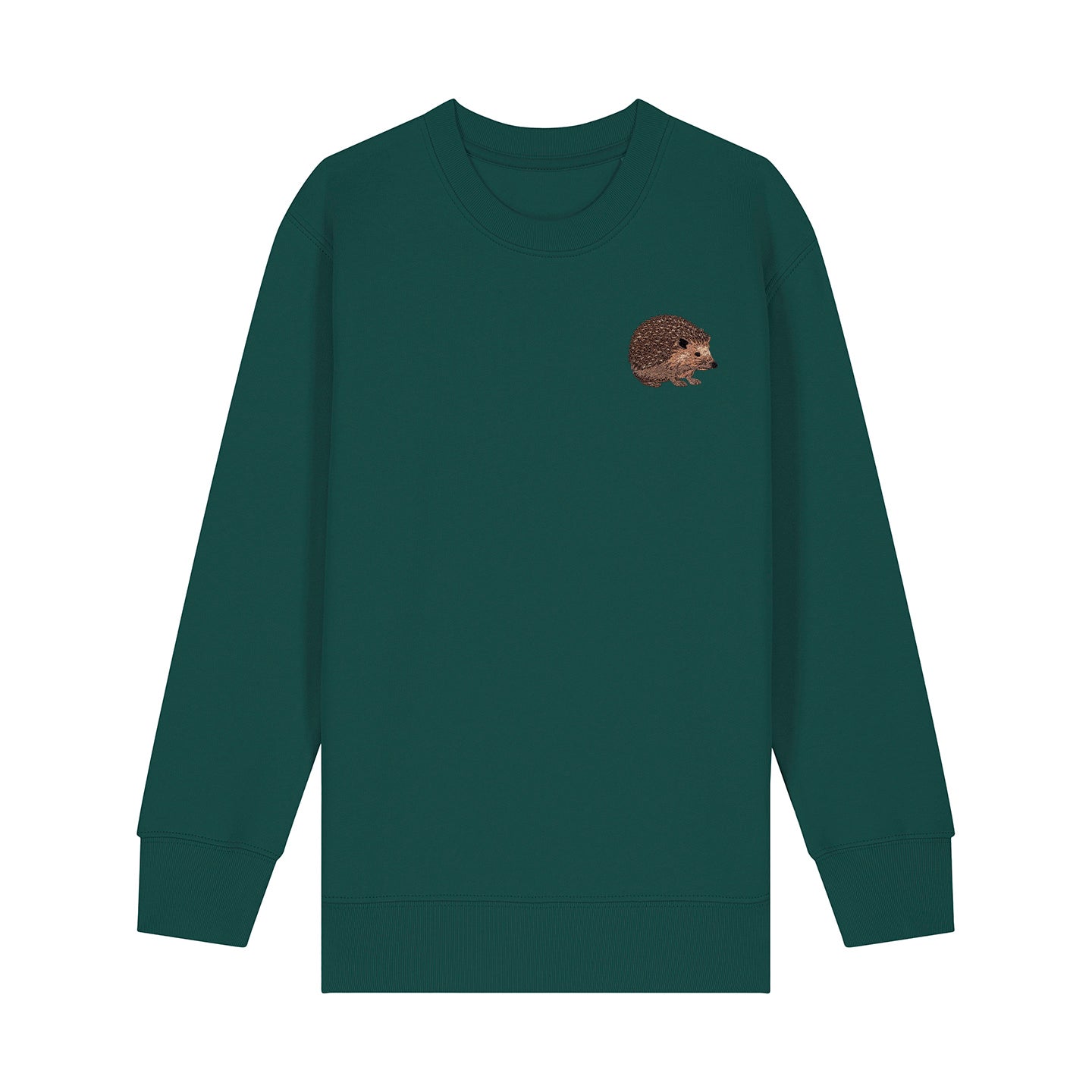 Hedgehog Embroidered Kids Jumper