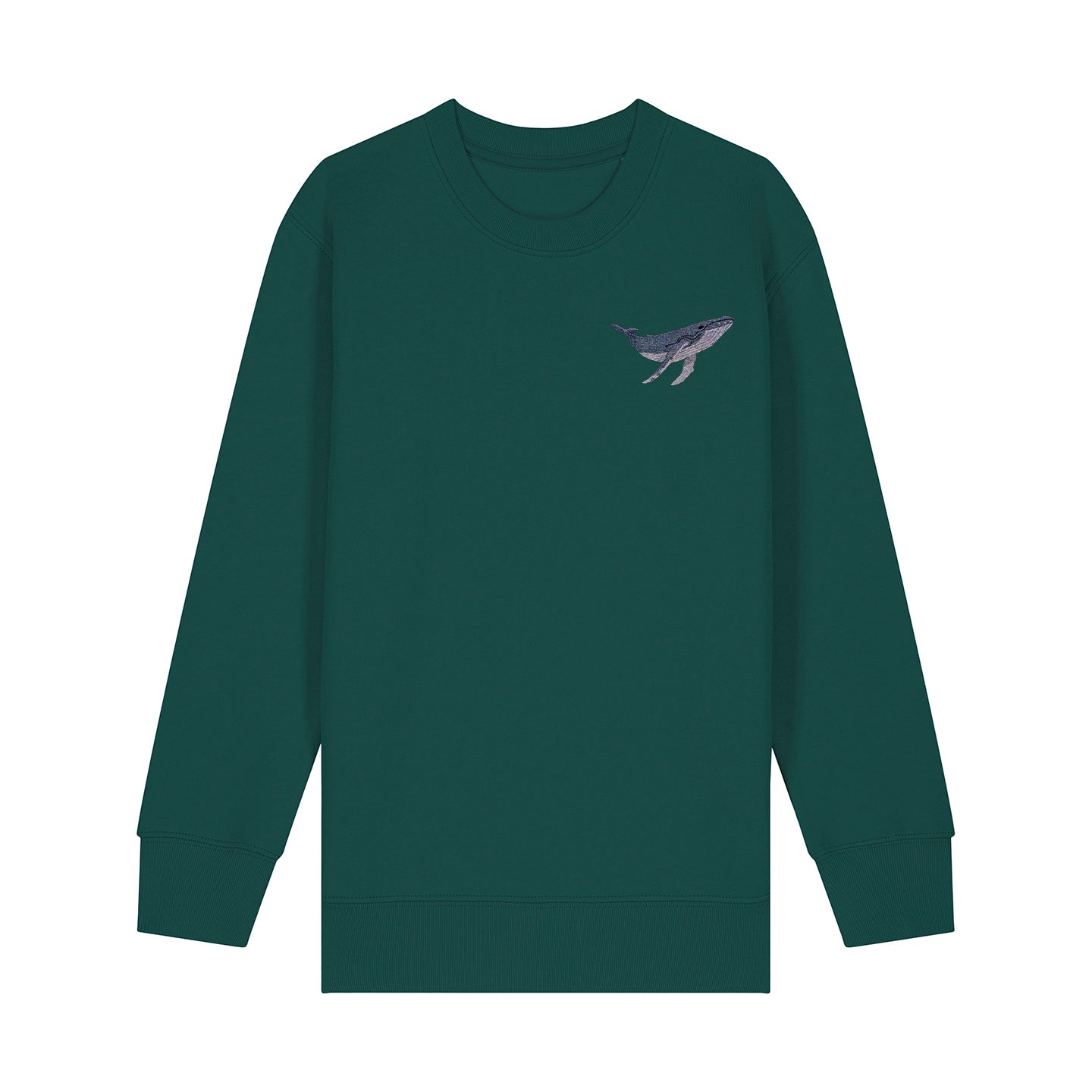 Humpback Whale Embroidered Kids Jumper