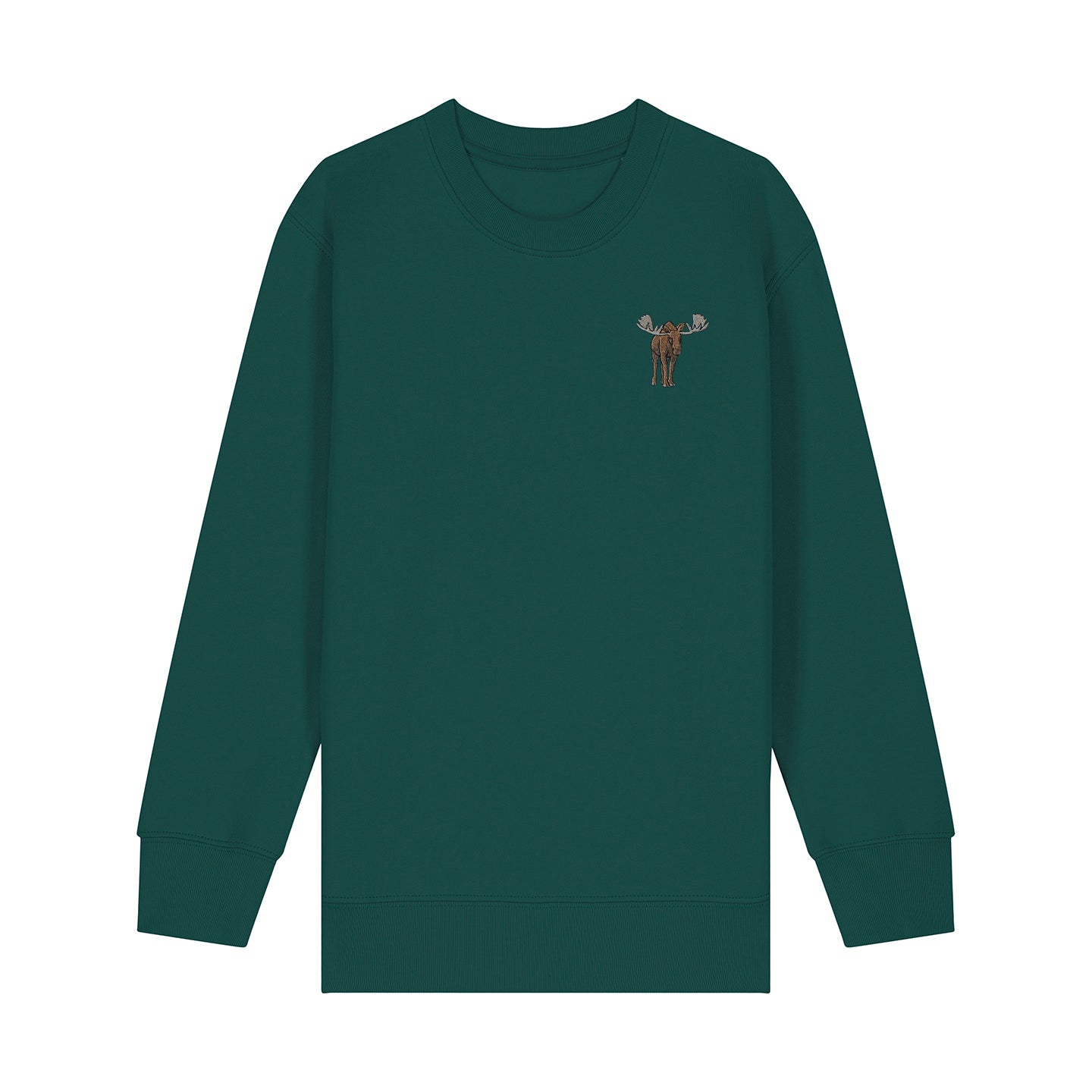 Moose Embroidered Kids Jumper