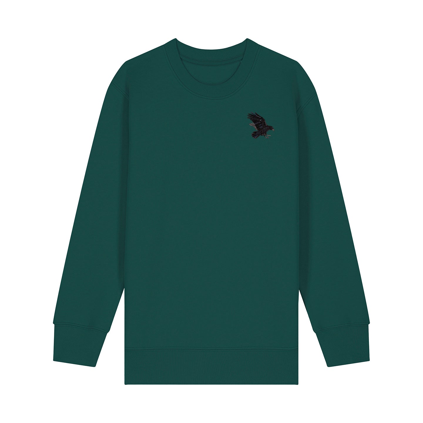 Raven Embroidered Kids Jumper