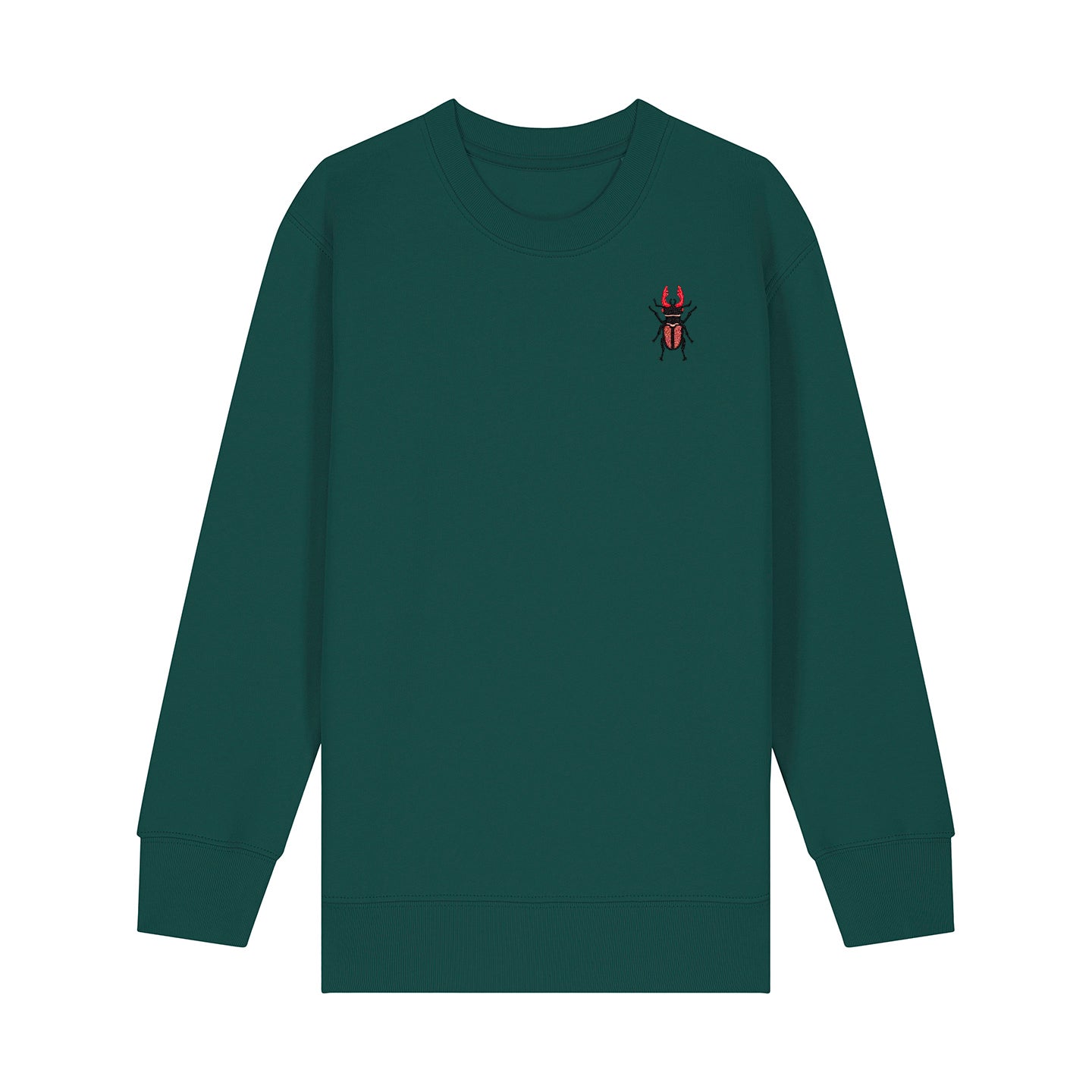 Stag Beetle Embroidered Kids Jumper