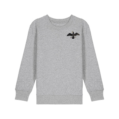 Cormorant Embroidered Kids Jumper