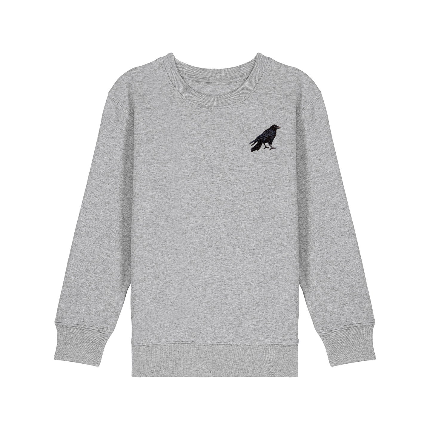 Crow Embroidered Kids Jumper