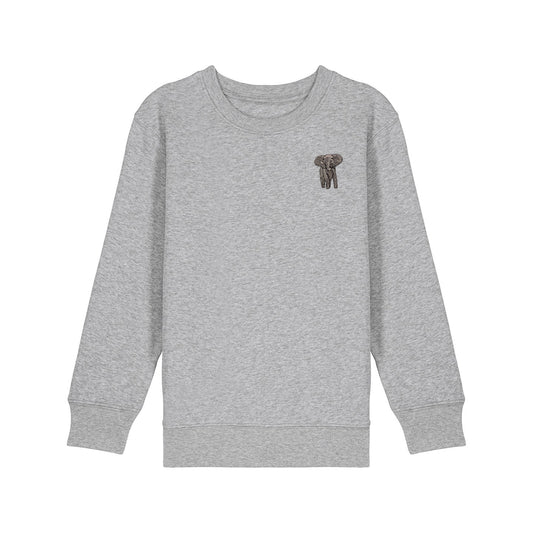 Elephant Embroidered Kids Jumper