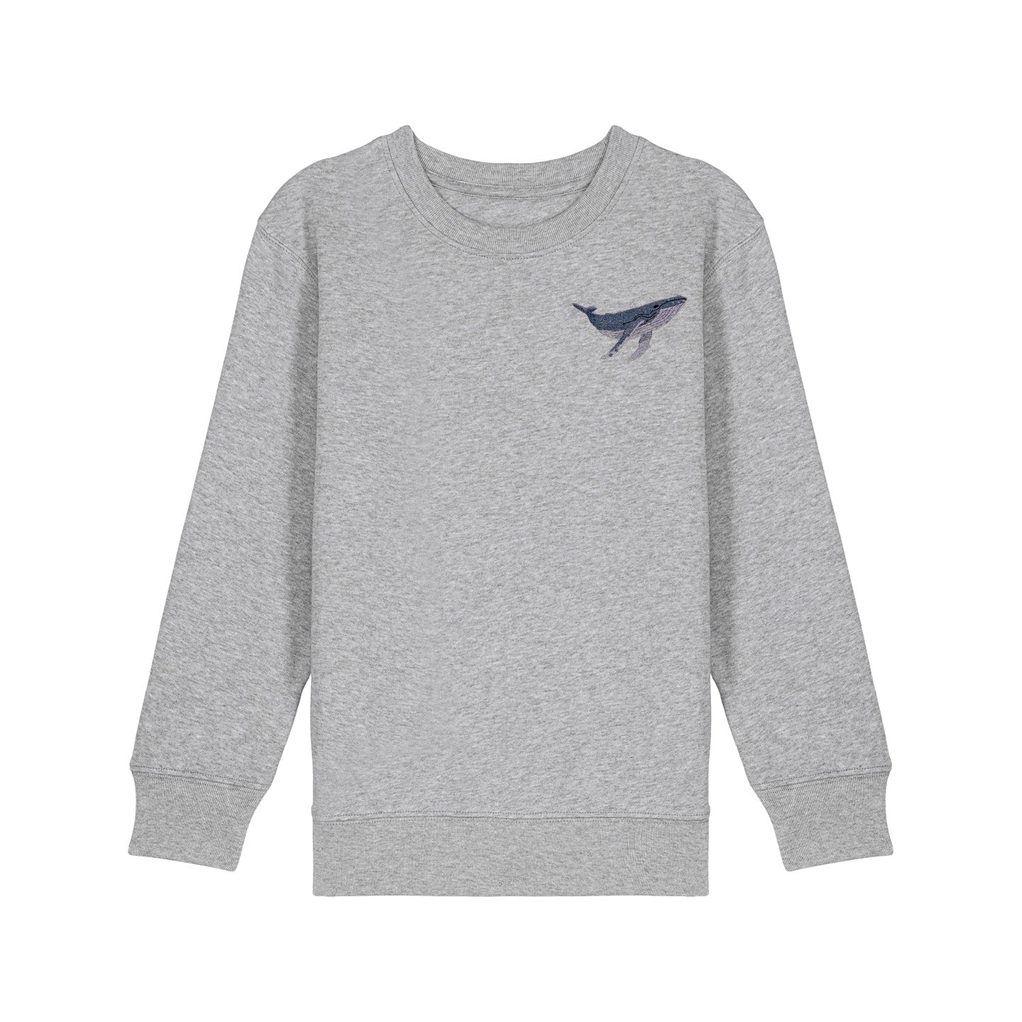 Humpback Whale Embroidered Kids Jumper