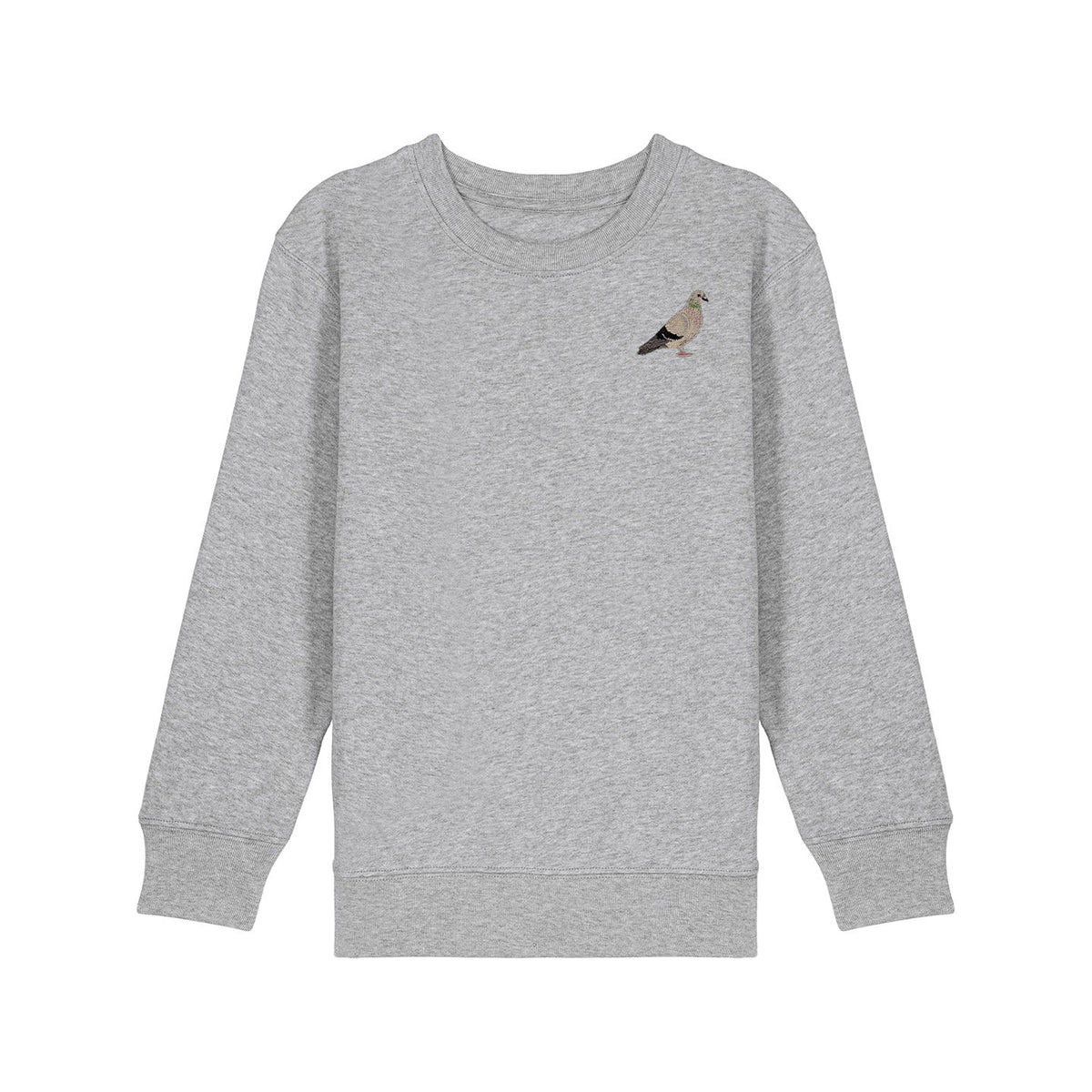 Pigeon Embroidered Kids Jumper