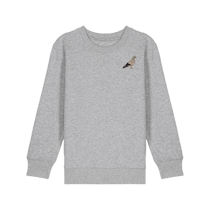 Pigeon Embroidered Kids Jumper