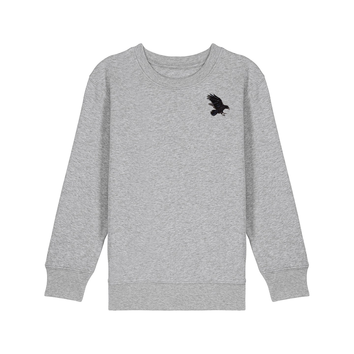 Raven Embroidered Kids Jumper