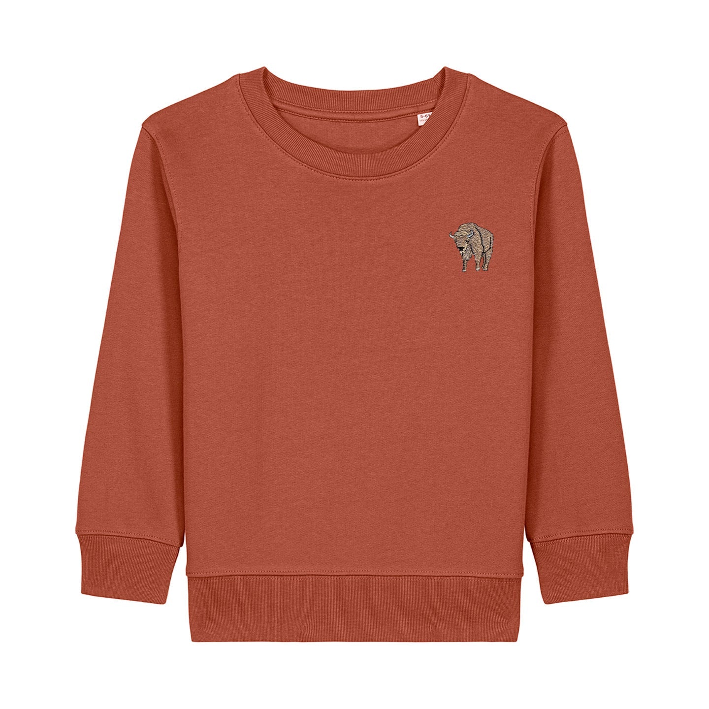 Bison Embroidered Kids Jumper