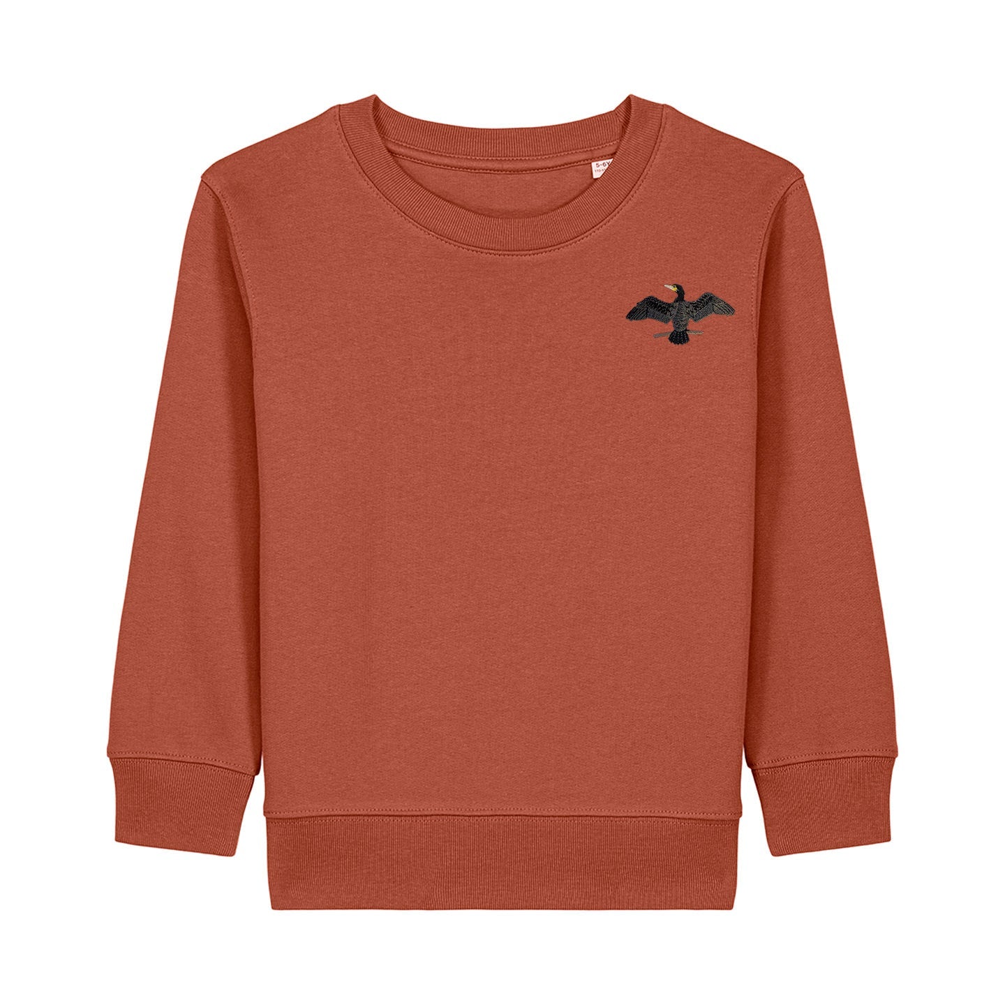 Cormorant Embroidered Kids Jumper