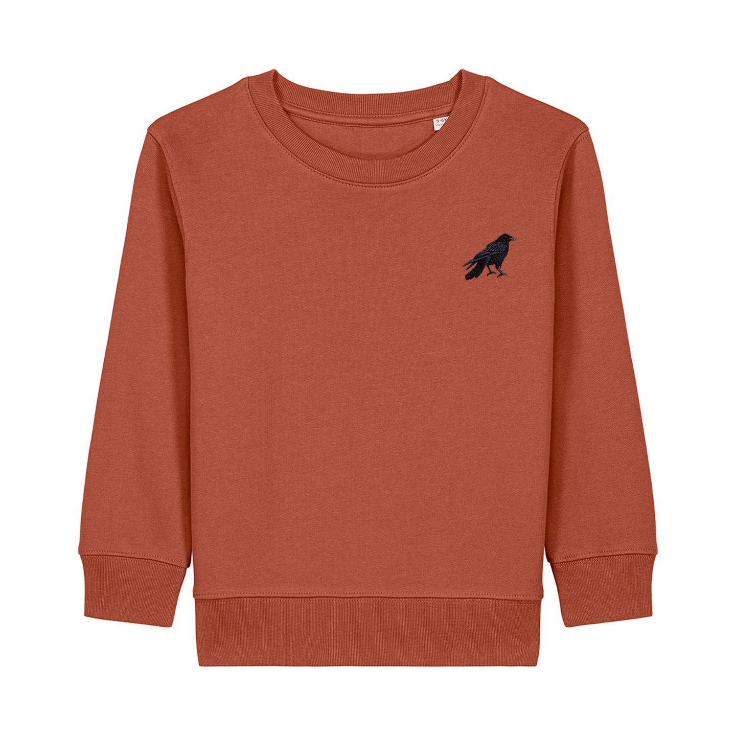 Crow Embroidered Kids Jumper
