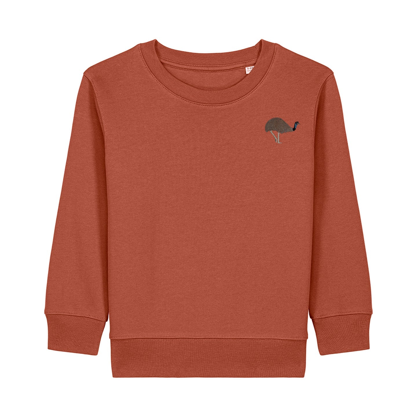 Emu Embroidered Kids Jumper