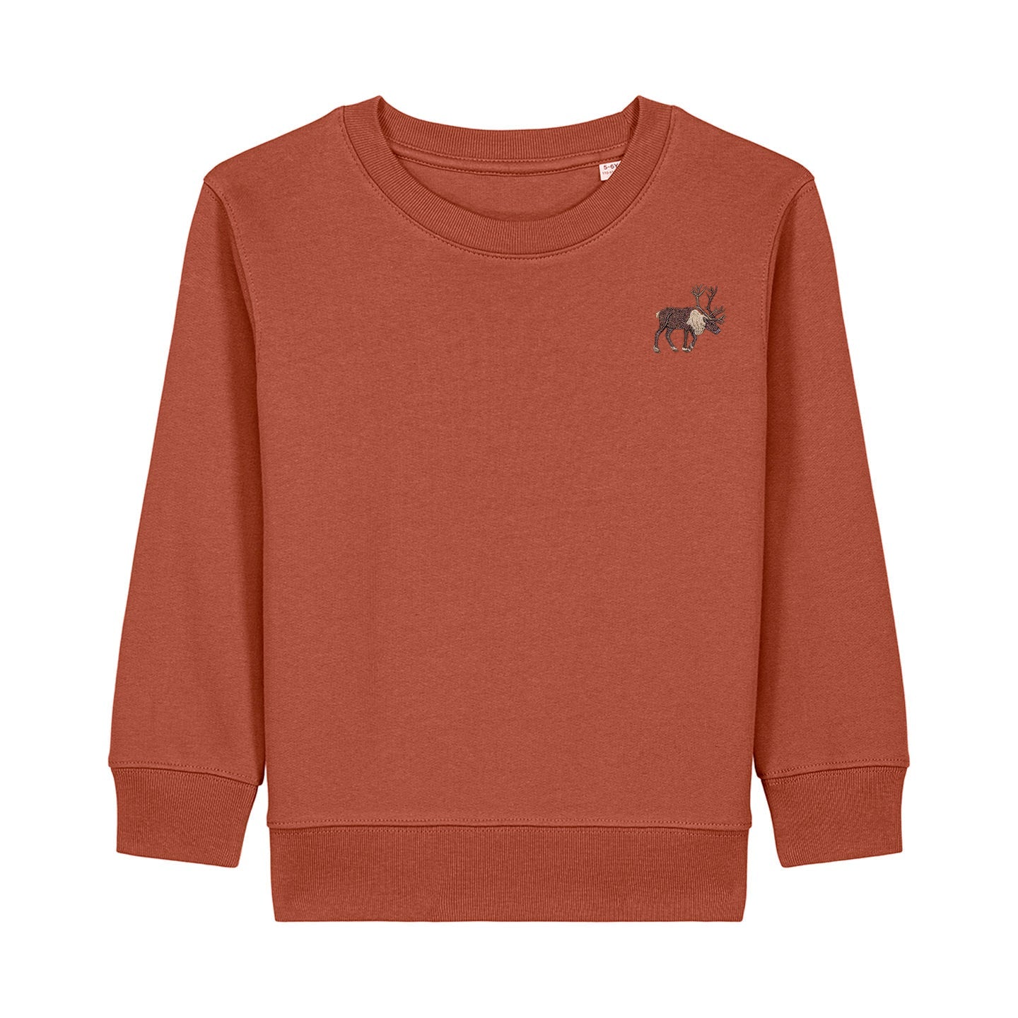 Reindeer Embroidered Kids Jumper