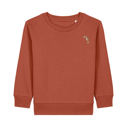 Seahorse Embroidered Kids Jumper