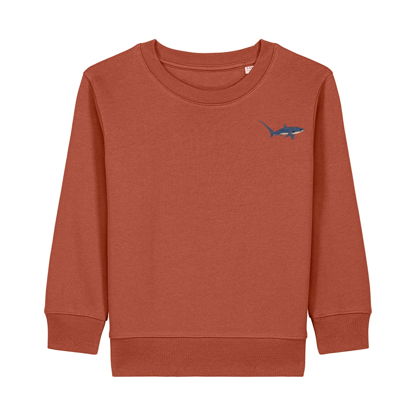 Thresher Shark Embroidered Kids Jumper