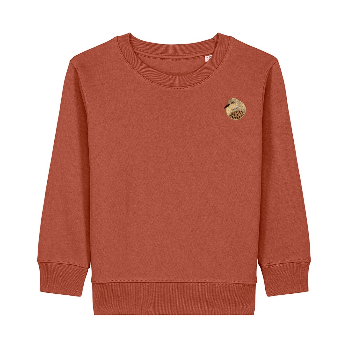 Turtledove Portrait Embroidered Kids Jumper