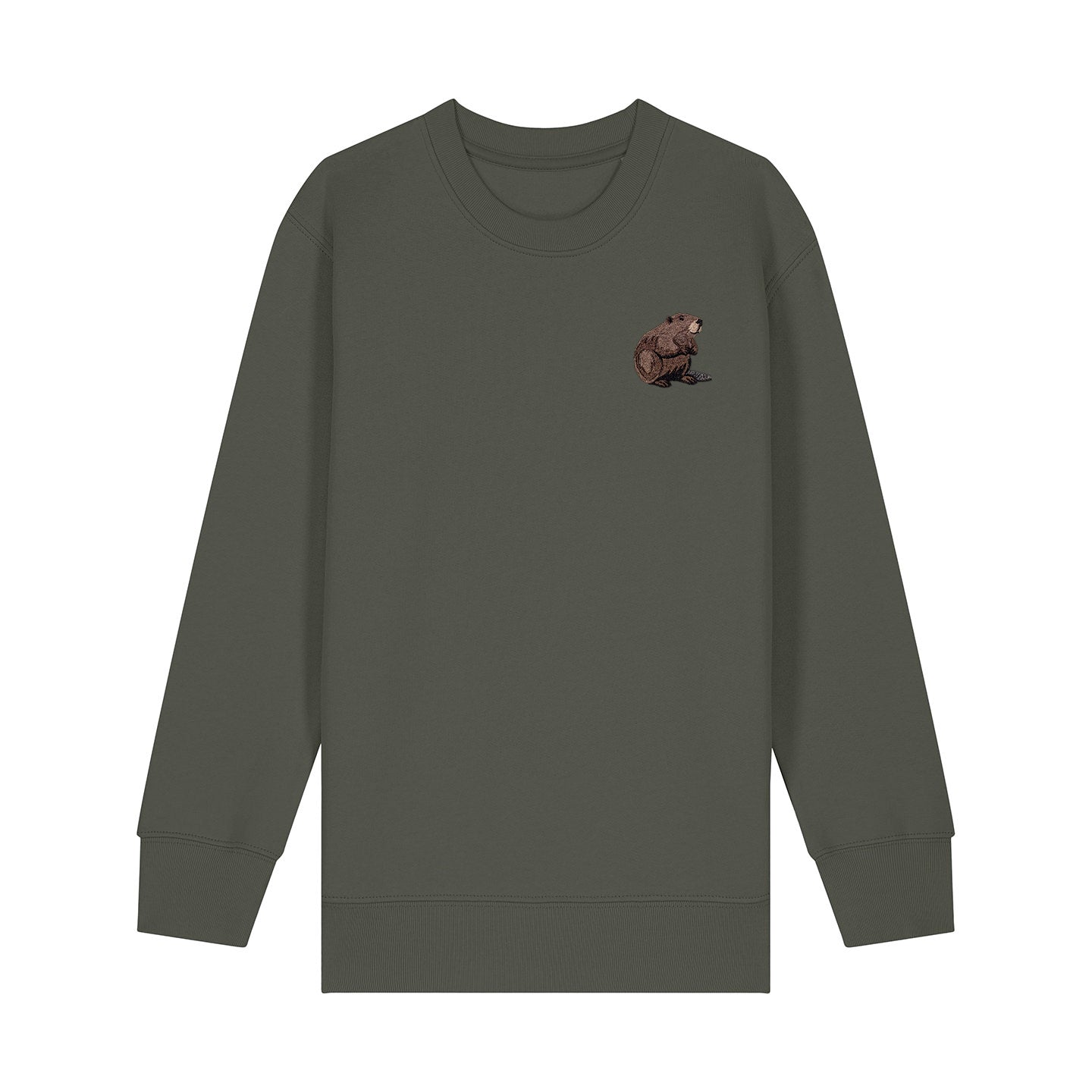Beaver Embroidered Kids Jumper