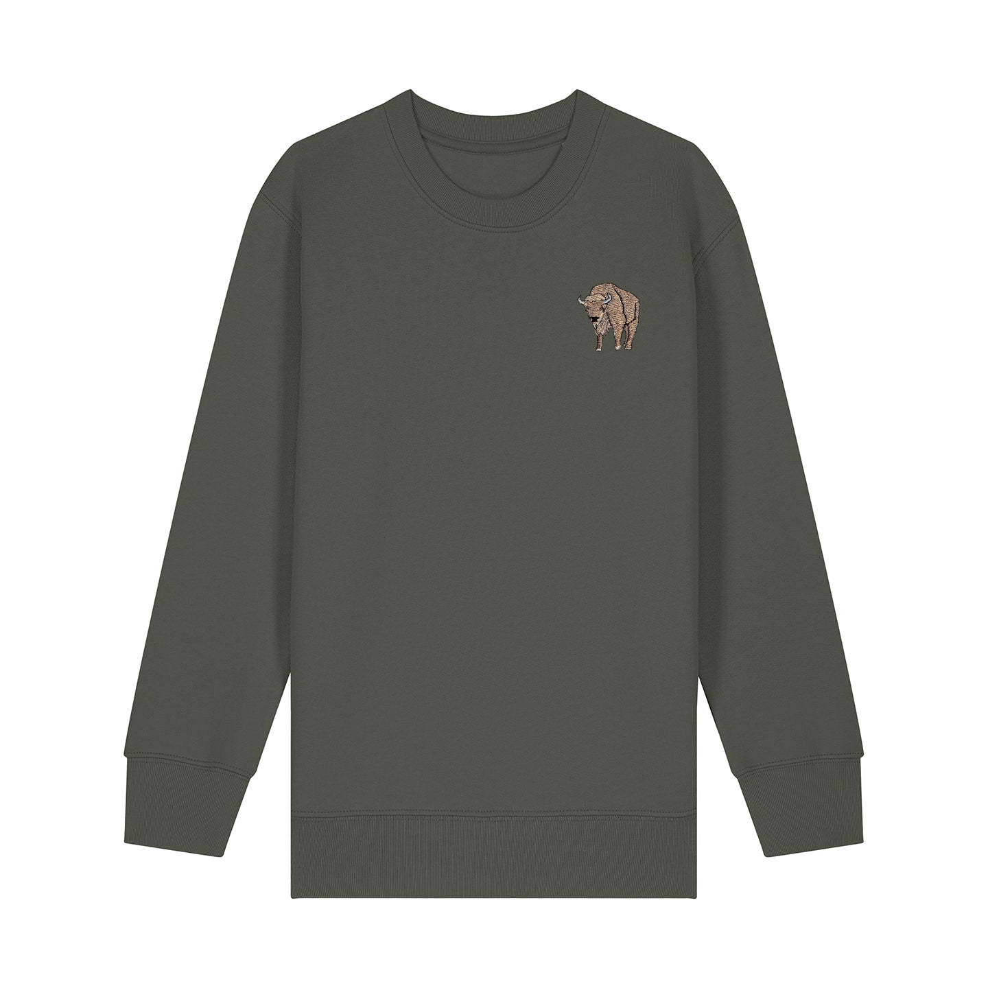 Bison Embroidered Kids Jumper