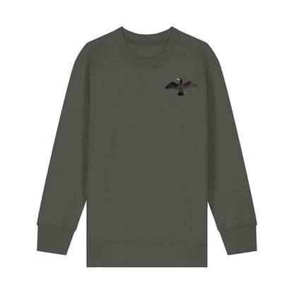Cormorant Embroidered Kids Jumper