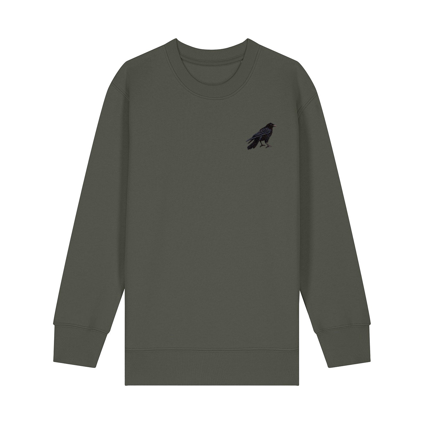 Crow Embroidered Kids Jumper