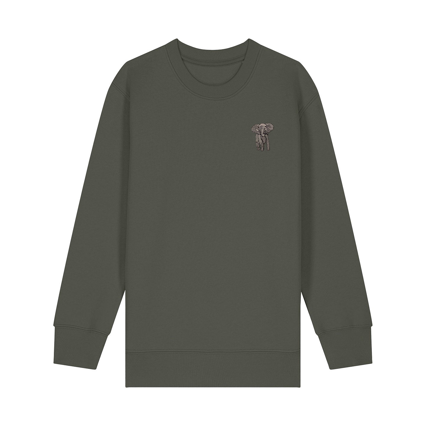 Elephant Embroidered Kids Jumper