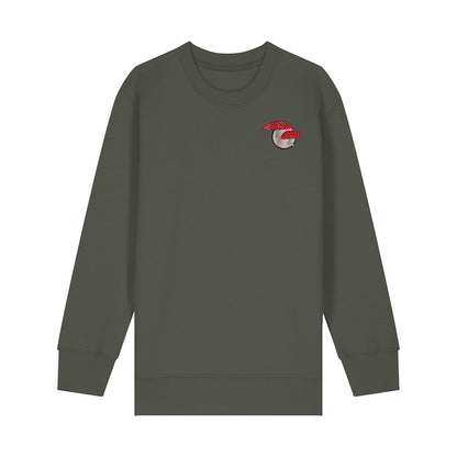 Fly Agaric Mushroom Embroidered Kids Jumper