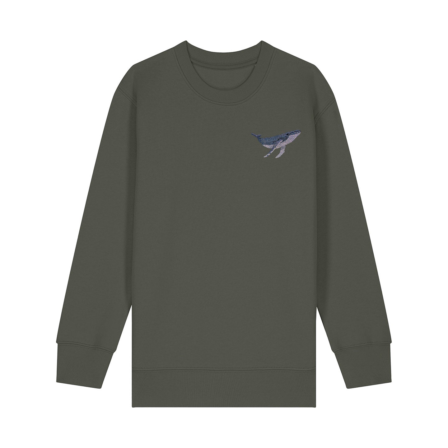 Humpback Whale Embroidered Kids Jumper