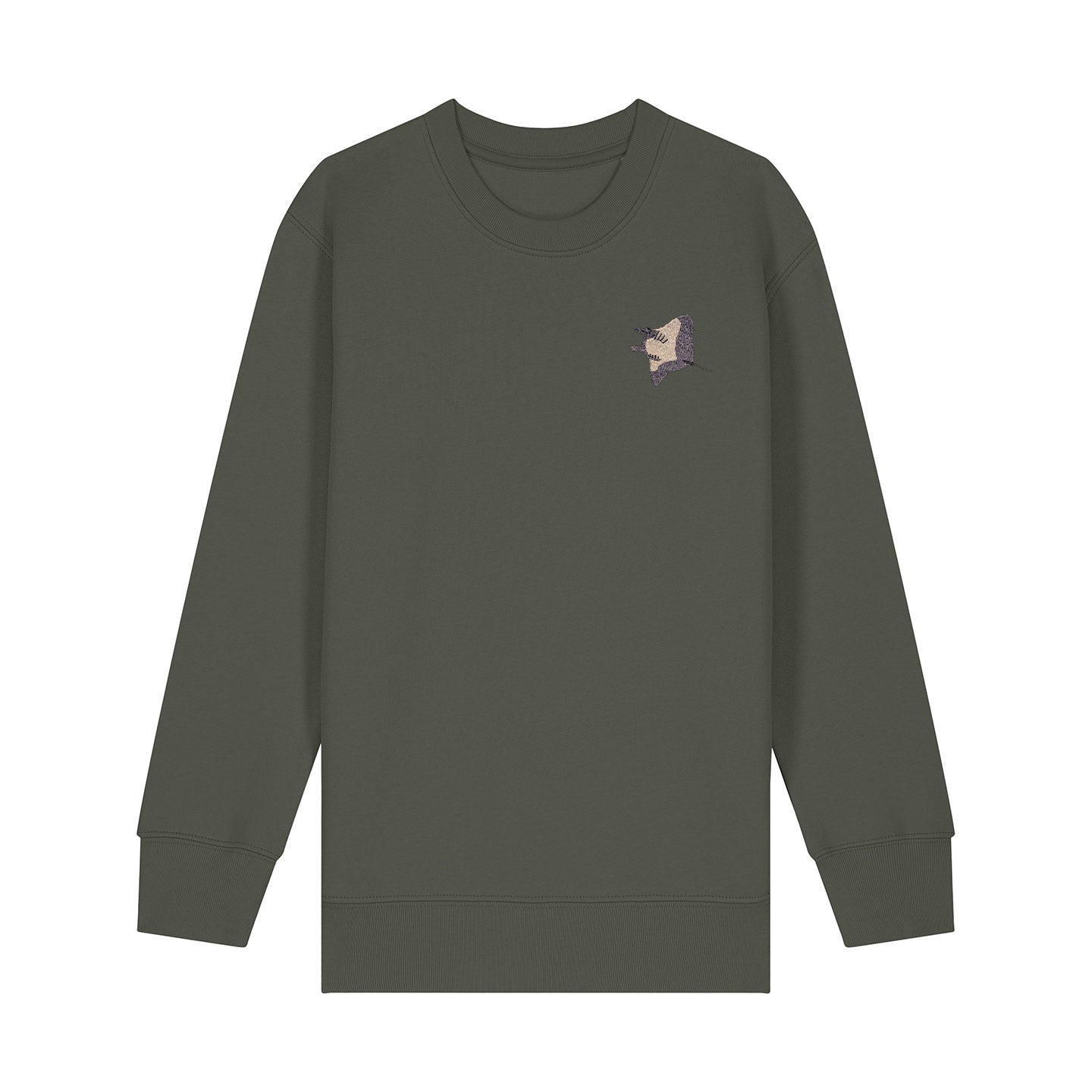 Manta Ray Embroidered Kids Jumper