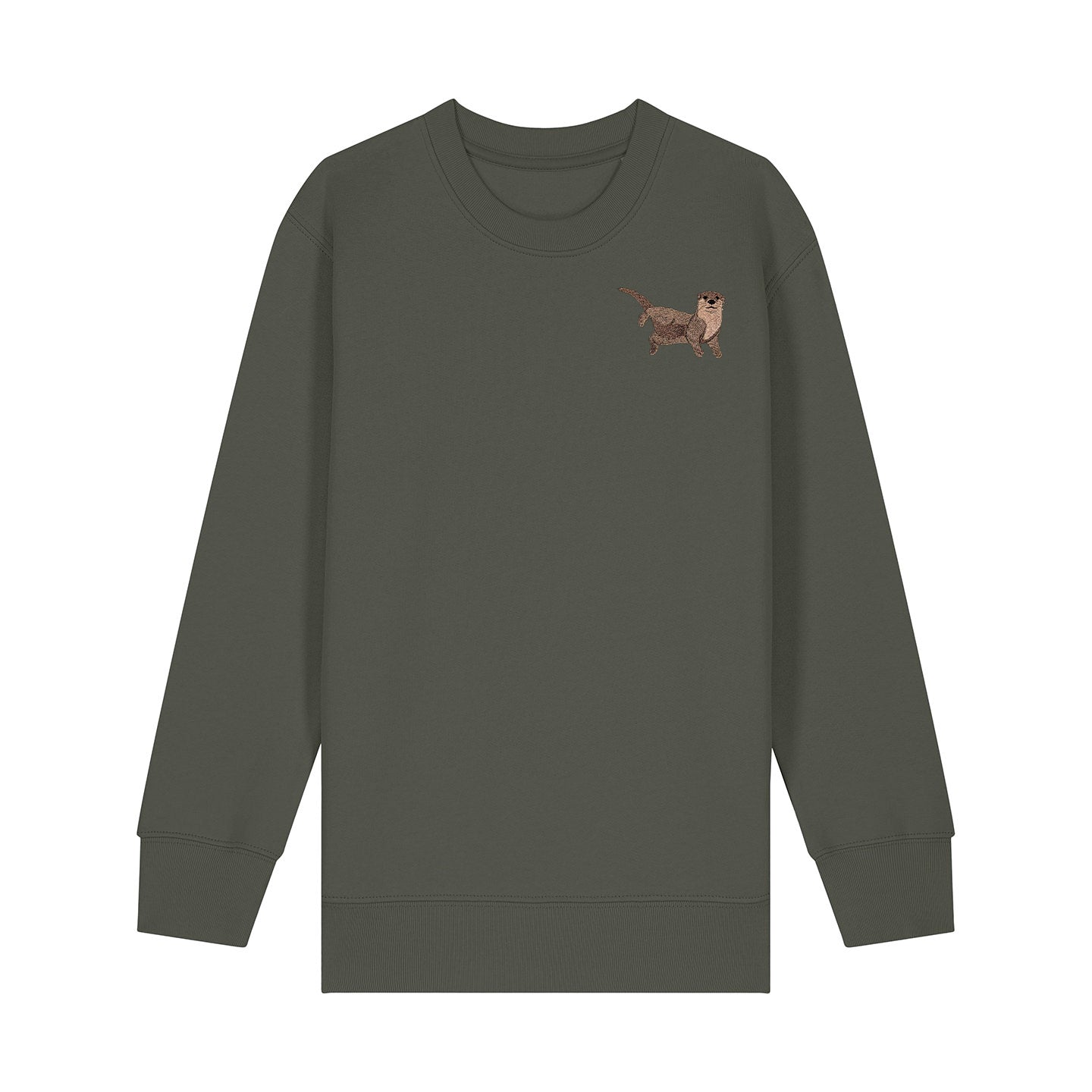 Otter Embroidered Kids Jumper