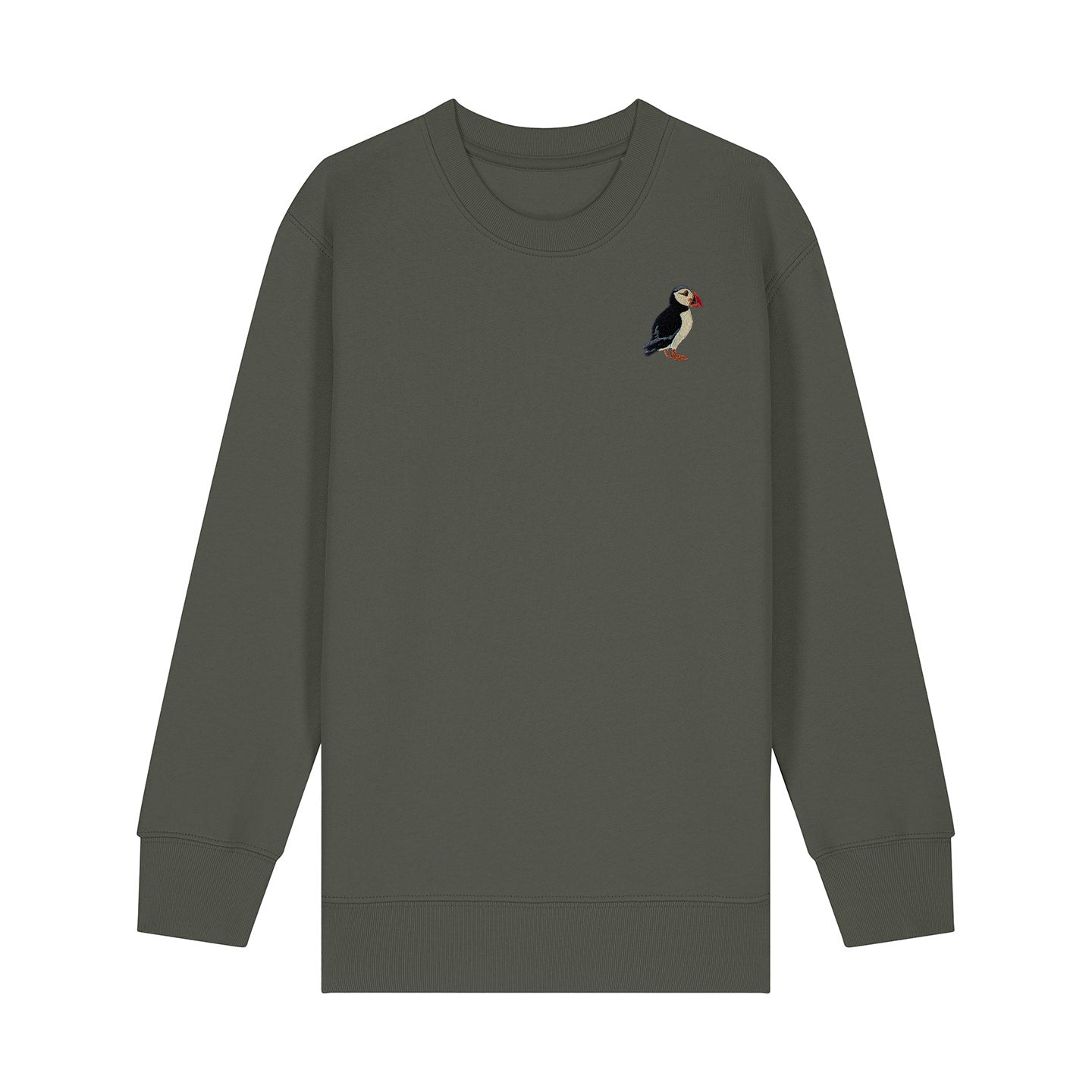 Puffin Embroidered Kids Jumper