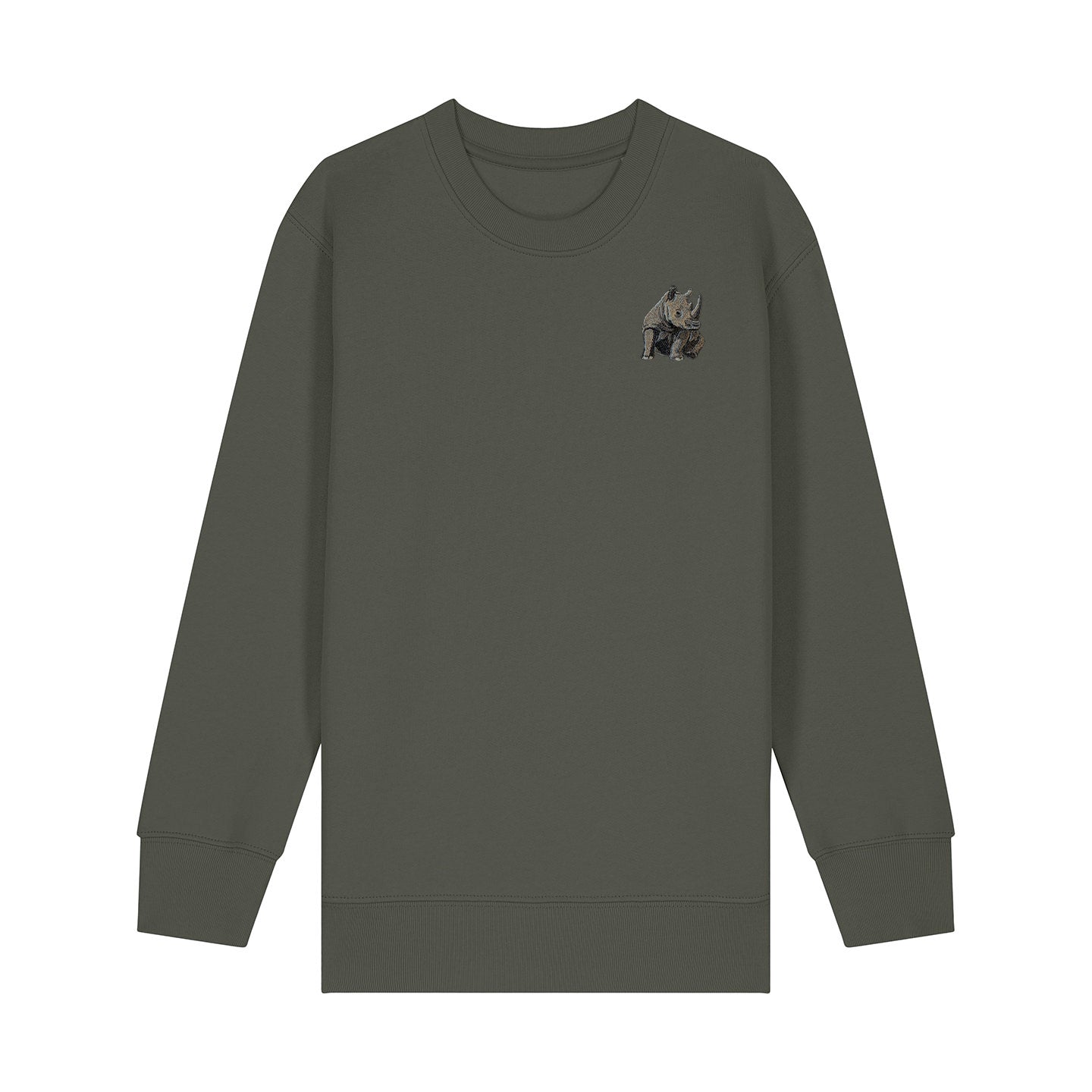 Rhino Embroidered Kids Jumper