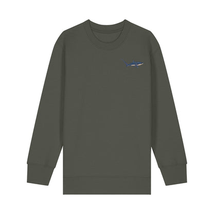 Thresher Shark Embroidered Kids Jumper