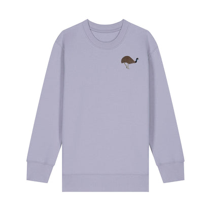 Emu Embroidered Kids Jumper