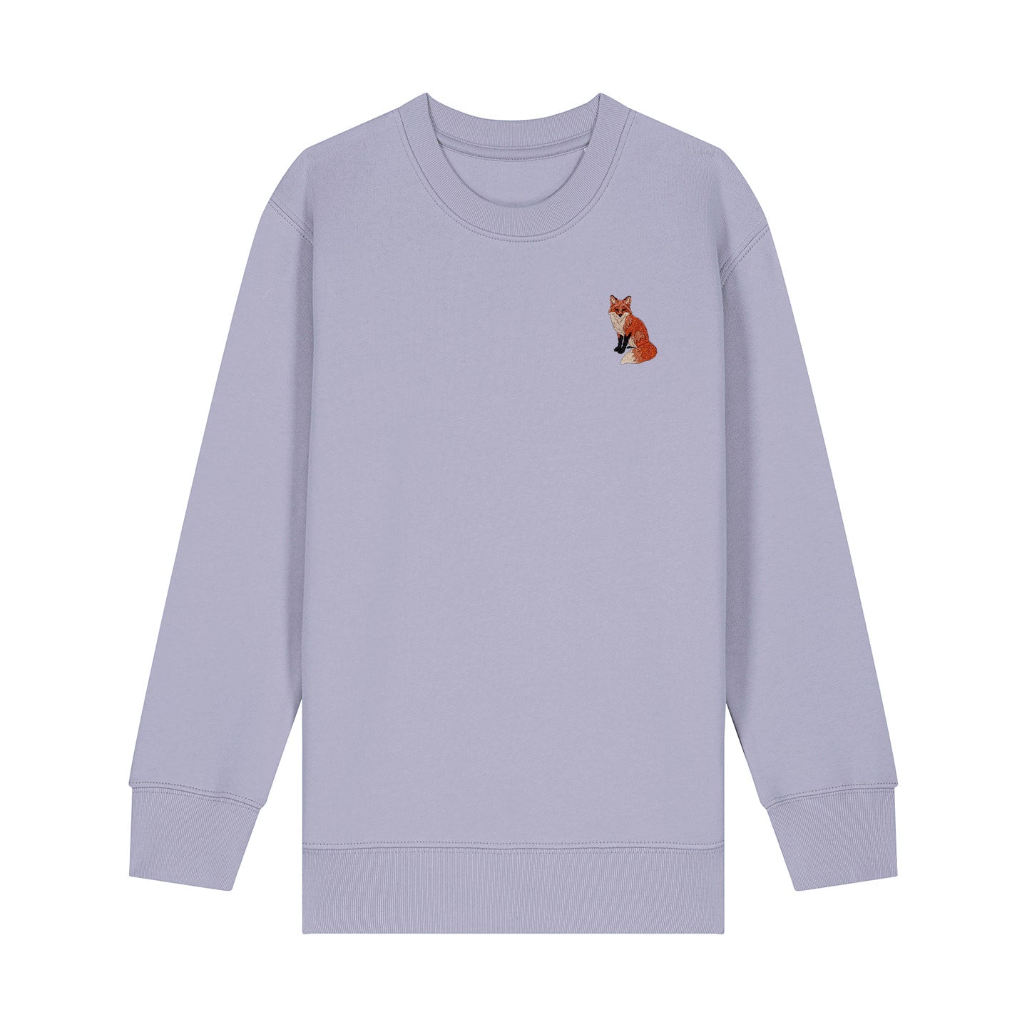 Fox Embroidered Kids Jumper