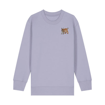 Lynx Embroidered Kids Jumper